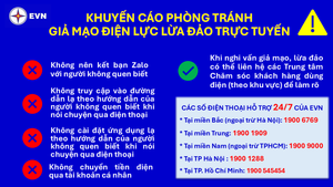 EVN cảnh báo tình trạng lợi dụng sáp nhập, giả mạo nhân viên Điện lực để lừa đảo