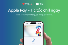 VPBank triển khai Apple Pay cho chủ thẻ VPBank JCB