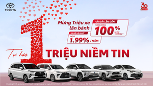 Doanh số tăng trưởng, Toyota duy trì ưu đãi lên đến 100% lệ phí trước bạ
