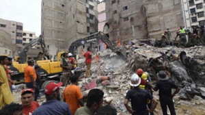 Sập tòa nhà 5 tầng ở Pakistan khiến hàng chục người thương vong