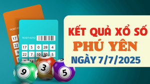 Kết quả xổ số Phú Yên hôm nay 7/7/2025 - XSPY 7/7