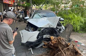 Giám đốc Công an Hà Nội chỉ đạo điều tra vụ ô tô tông loạt xe máy