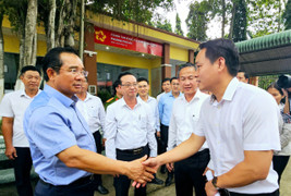 Chủ tịch TP.HCM kiểm tra hoạt động 36 xã, phường ở Bình Dương cũ