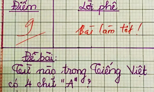 Từ Tiếng Việt nào có 4 chữ A?