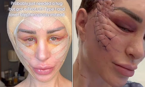 Mốt căng da mặt như dị nhân đang 'làm mưa làm gió' khiến nhiều người rùng mình