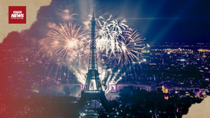 1.000 Drone và pháo hoa 'phù phép' tháp Eiffel 