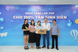Trường Đại học CMC tặng laptop cho thí sinh đăng ký nguyện vọng 1, 2, 3
