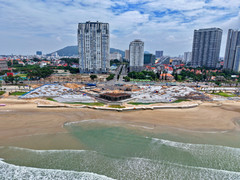 Diện mạo mới của bãi biển đẹp nhất TP.HCM sau gần 1 năm thi công