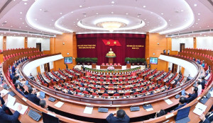 Toàn cảnh bế mạc Hội nghị lần thứ 12 Ban Chấp hành Trung ương Đảng khóa XIII