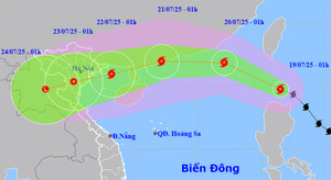 Tin bão Wipha mới nhất: Hôm nay Biển Đông đón bão số 3, sẽ đi vào vịnh Bắc Bộ
