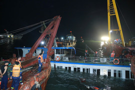 Tin cảnh báo dông lốc được gửi sau khi tàu Vịnh Xanh 58 xuất bến