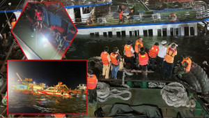 Vụ lật tàu ở Hạ Long: Bố mặc áo phao cho con rồi chìm vào nước dữ