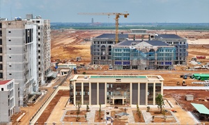 Cận cảnh trụ sở cơ quan quản lý nhà nước trong sân bay Long Thành