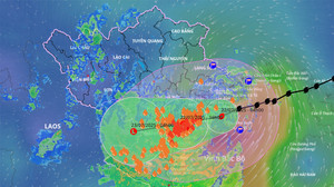 Bão Wipha cách Hưng Yên 25km, chuyên gia nhận định cường độ, thời điểm bão đổ bộ