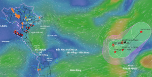 Áp thấp nhiệt đới vào Biển Đông liên tục đổi hướng, ngày mai mạnh thành bão