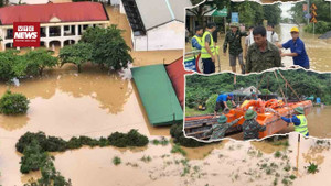 Nghệ An ngập nặng, quốc lộ 7 tê liệt