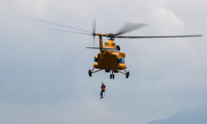 Quân đội sẵn sàng bay tìm kiếm cứu nạn ứng phó với mưa lũ tại Nghệ An