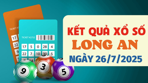 Kết quả xổ số Long An hôm nay 26/7/2025 - XSLA 26/7