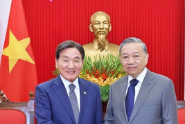 Tổng Bí thư Tô Lâm tiếp Đặc phái viên Tổng thống Hàn Quốc