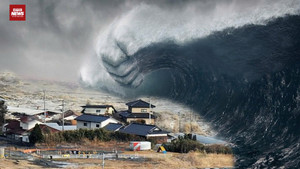 Toàn cảnh sóng thần dữ dội ập vào bờ biển nhiều nước sau động đất ở Nga