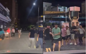 Tạm giữ hình sự 6 người đánh nhau trước cửa quán karaoke ở Quảng Ninh