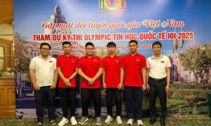 4/4 học sinh Việt giành huy chương Olympic Tin học quốc tế 2025