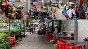 TP.HCM: Hàng rong vẫn cố bám vỉa hè chờ quy định mới