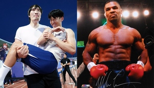 'Gã khổng lồ' bế Son Heung-min là cao thủ võ thuật, từng khiến Mike Tyson sợ run