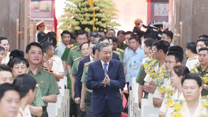 Tổng Bí thư gặp mặt điển hình tiên tiến dự Đại hội thi đua 'Vì An ninh Tổ quốc'