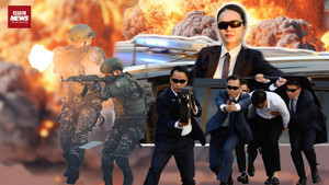 Nghẹt thở nữ cảnh vệ trình diễn kỹ năng chiến đấu, bảo vệ nguyên thủ 