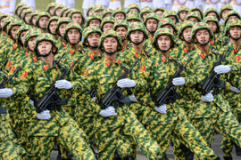 Những khoảnh khắc ấn tượng tại buổi tổng hợp luyện quy tụ hơn 16.300 chiến sĩ 