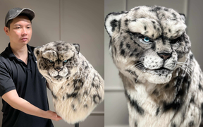 Chàng trai TP.HCM gây sốt với mô hình báo tuyết thủ công 'đẹp như sản phẩm AI'