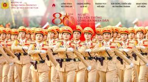 Bộ Công an ra mắt giao diện mới của cổng thông tin điện tử