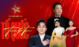 Dàn nghệ sĩ đình đám tham gia concert quốc gia 'Tổ quốc trong tim'