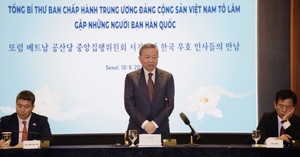 Tổng Bí thư Tô Lâm gặp những người bạn Hàn Quốc