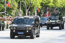 Ngắm dàn xe đặc chủng chống khủng bố, bạo loạn của Công an Hà Nội