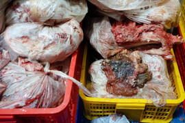 Cận cảnh kho thịt đông lạnh bốc mùi được 'phù phép' thành đặc sản trâu gác bếp