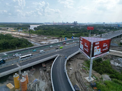 Nút giao Vành đai 3 với cao tốc TP.HCM - Long Thành trước ngày thông xe