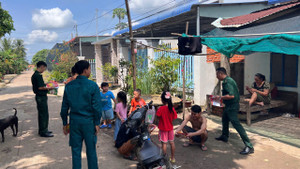 Khi tiếng kẻng, ly cà phê và tấm lòng quân dân giữ yên vùng biên Tây Ninh