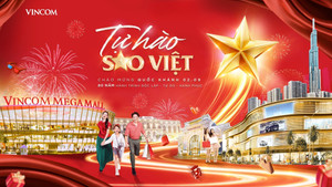 Vincom khởi động chiến dịch 'Tự hào Sao Việt' chào mừng 80 năm Quốc khánh