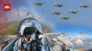 Mãn nhãn biên đội 6 chiếc Yak-130 xé gió bật tăng lực 'khoan' trời