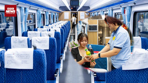 Trải nghiệm đoàn tàu 'siêu sang' tuyến Hà Nội - Đồng Hới