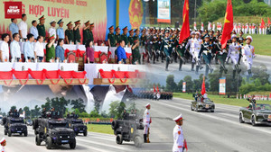Toàn cảnh tổng hợp luyện diễu binh lần 3: Sẵn sàng cho ngày hội lớn 2/9