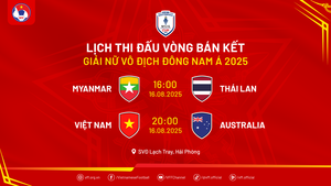 Lịch thi đấu bán kết ASEAN Cup nữ 2025: Tuyển Việt Nam gặp U23 Australia
