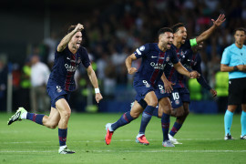 Ghi 2 bàn trong 10 phút cuối, PSG giành Siêu cúp châu Âu