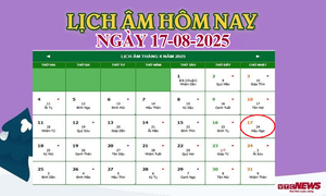 Lịch âm 17/8 - Âm lịch hôm nay 17/8 chính xác nhất - lịch vạn niên 17/8/2025