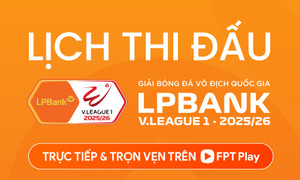 Lịch thi đấu, kênh xem trực tiếp V.League 2025-2026 vòng 1