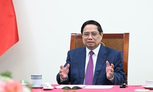 Thủ tướng Phạm Minh Chính điện đàm với Thủ tướng Campuchia Hun Manet