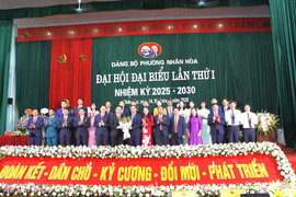 Lãnh đạo tỉnh Bắc Ninh dự Đại hội Đảng bộ phường Nhân Hòa