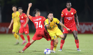 Kết quả V.League vòng 1: HAGL thảm bại, SLNA thua đội mới lên hạng